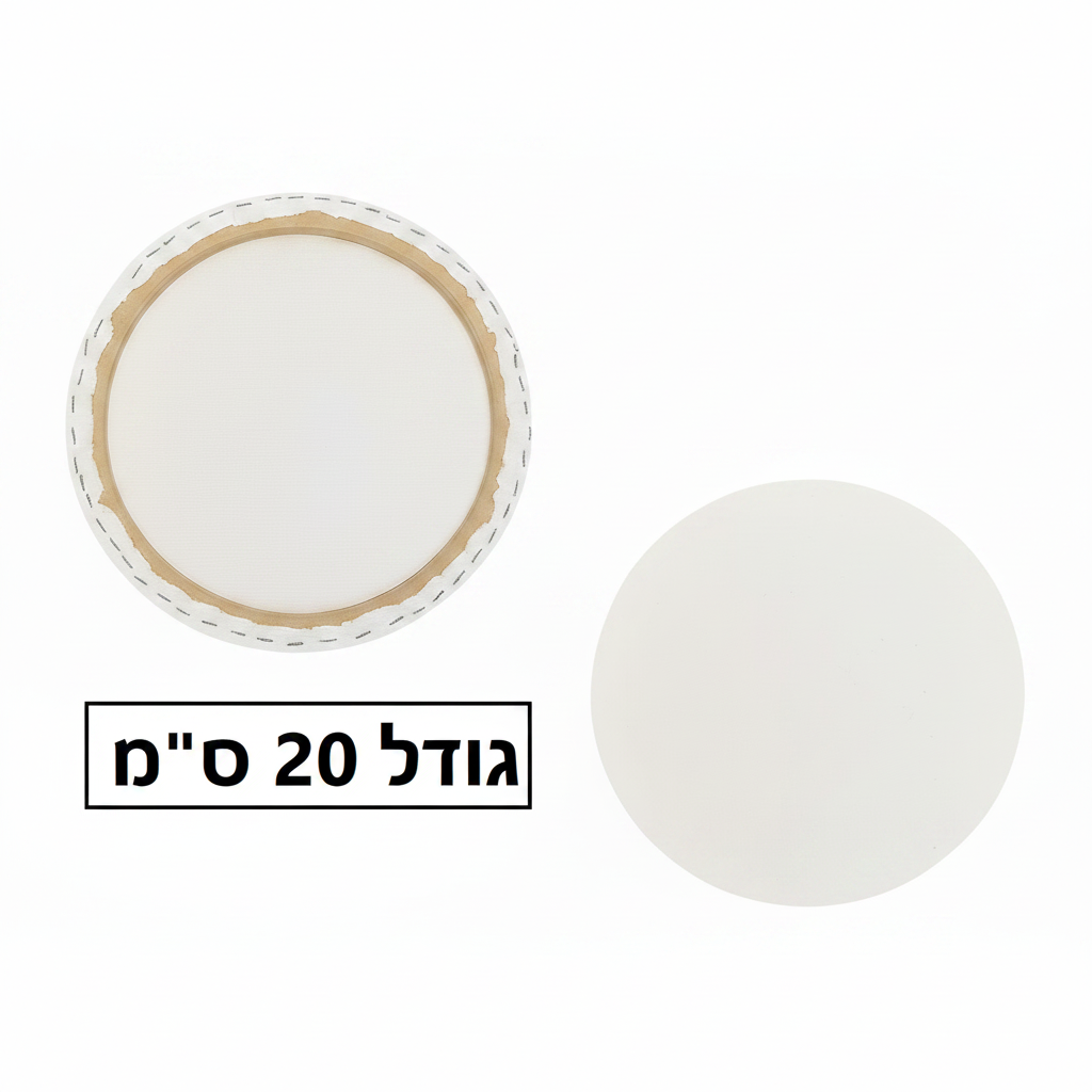 מסגרת קנווס עגול לציור גודל 20 ס"מ דגם CVF68129