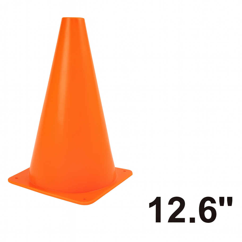 קונוס פלסטיק צבע כתום גודל "12.60 דגם PC13IN-O